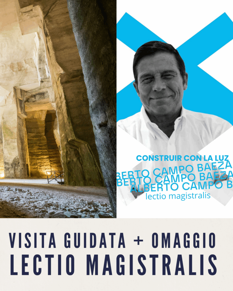 Visita alla Pirrera con lectio magistralis di Alberto Campo Baeza